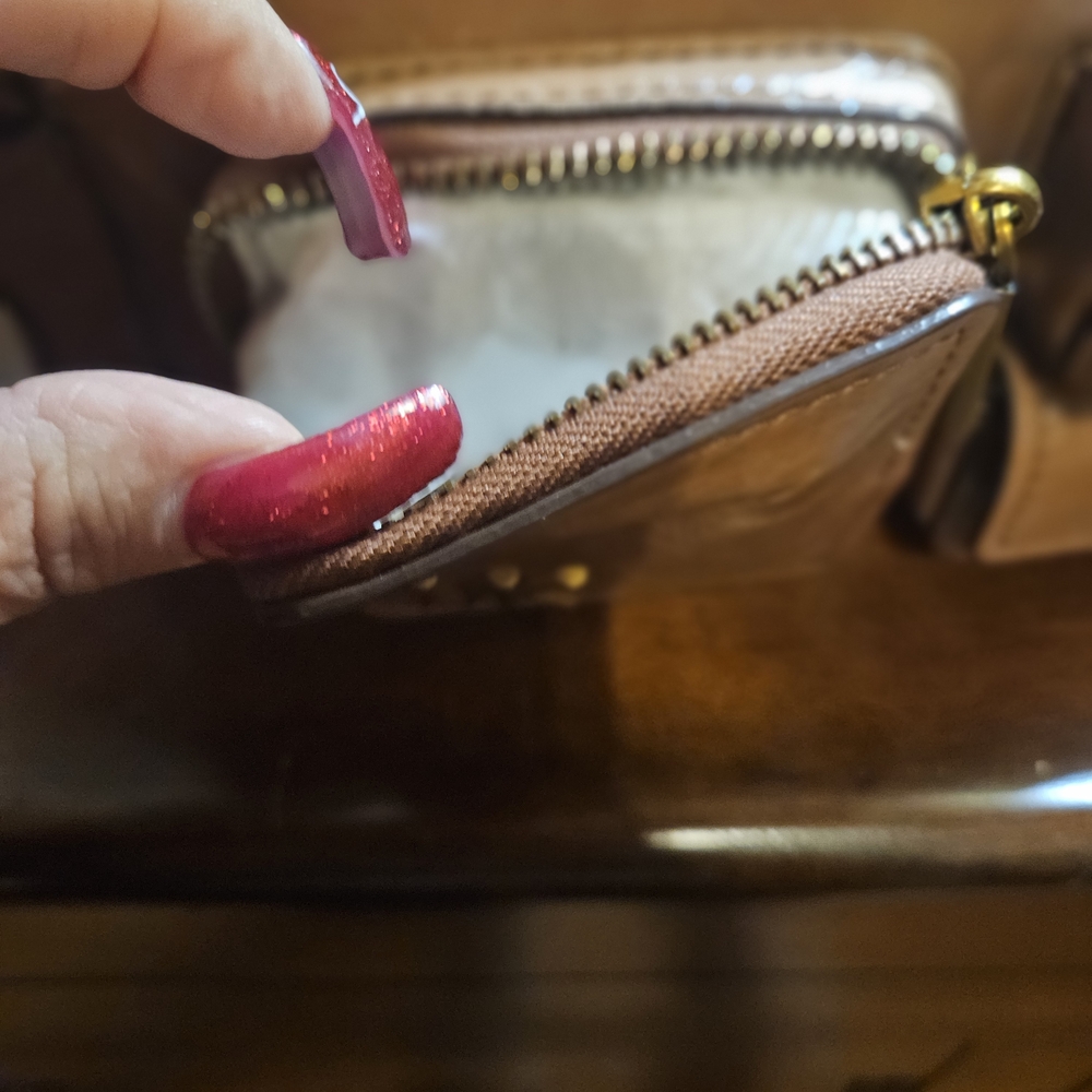 Michael Kors Brown Genuine Leather Luggage Shoulder Bag - Picture 8 of 13